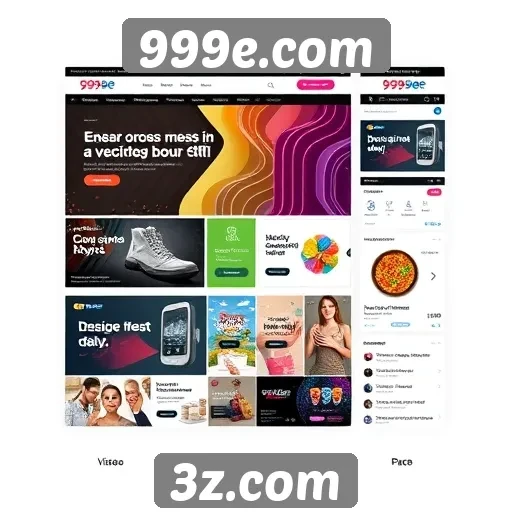 Evolução do design do site 999e.com nos últimos anos
