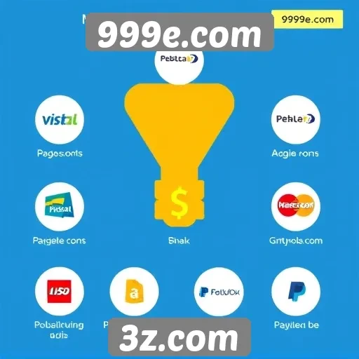 Informações sobre métodos de pagamento aceitos no 999e.com